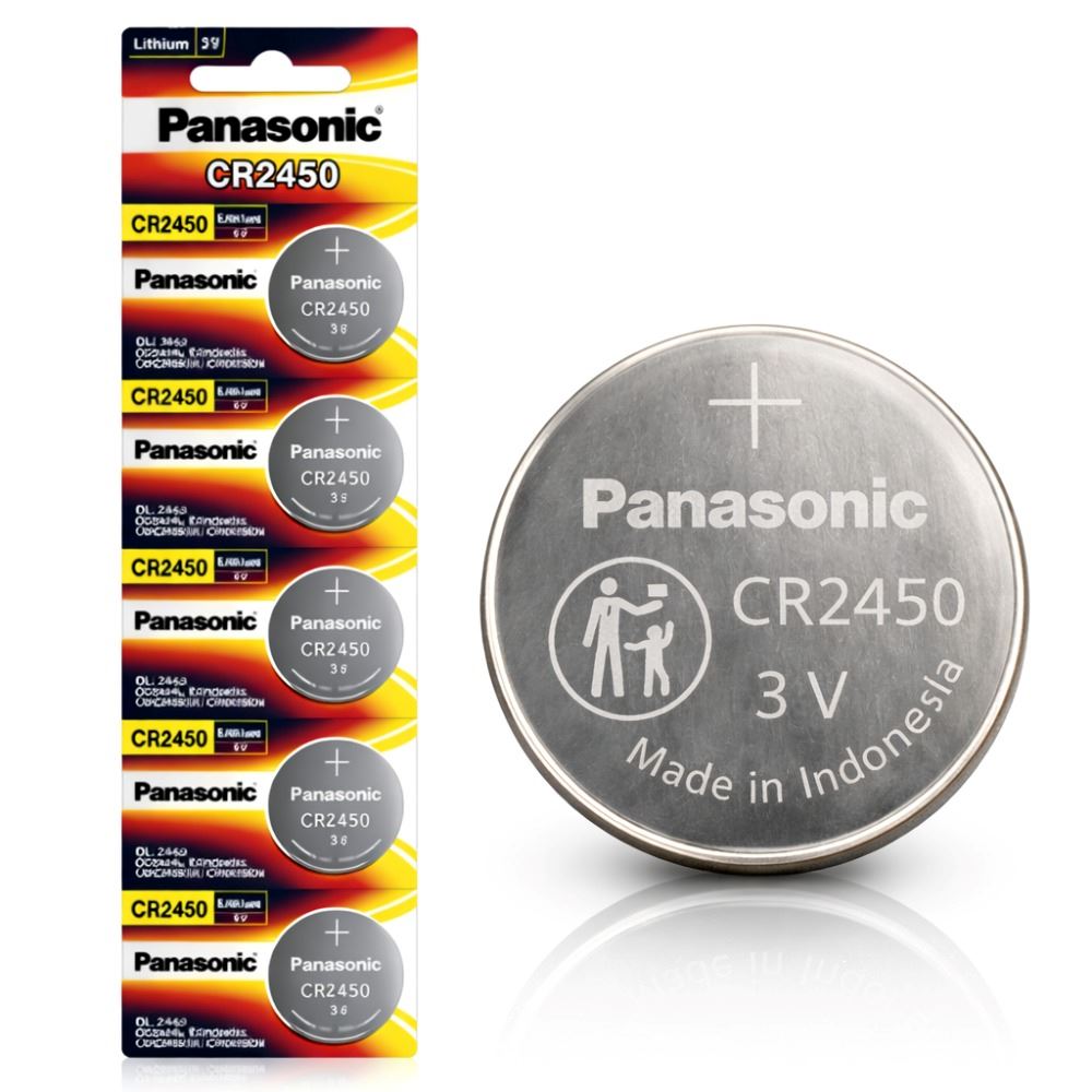Panasonic Pila De Litio Cr2450 (3v)- Blister X 5 Unid