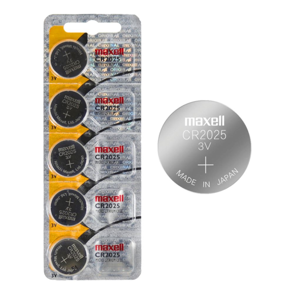 Pila Maxell Cr2032 Voltaje 3v Batería De Litio - Pack X5