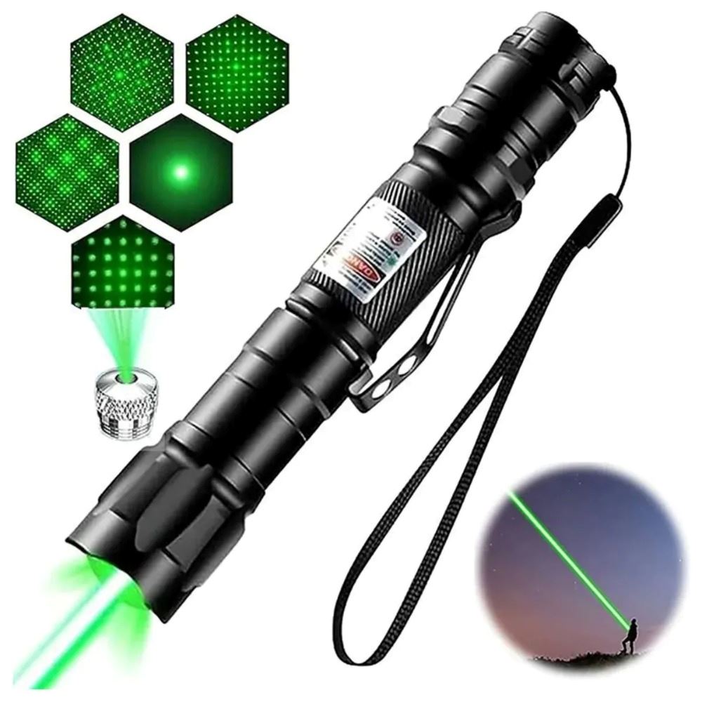 Láser Verde Táctico Profesional Recargable Con Alcance 3000