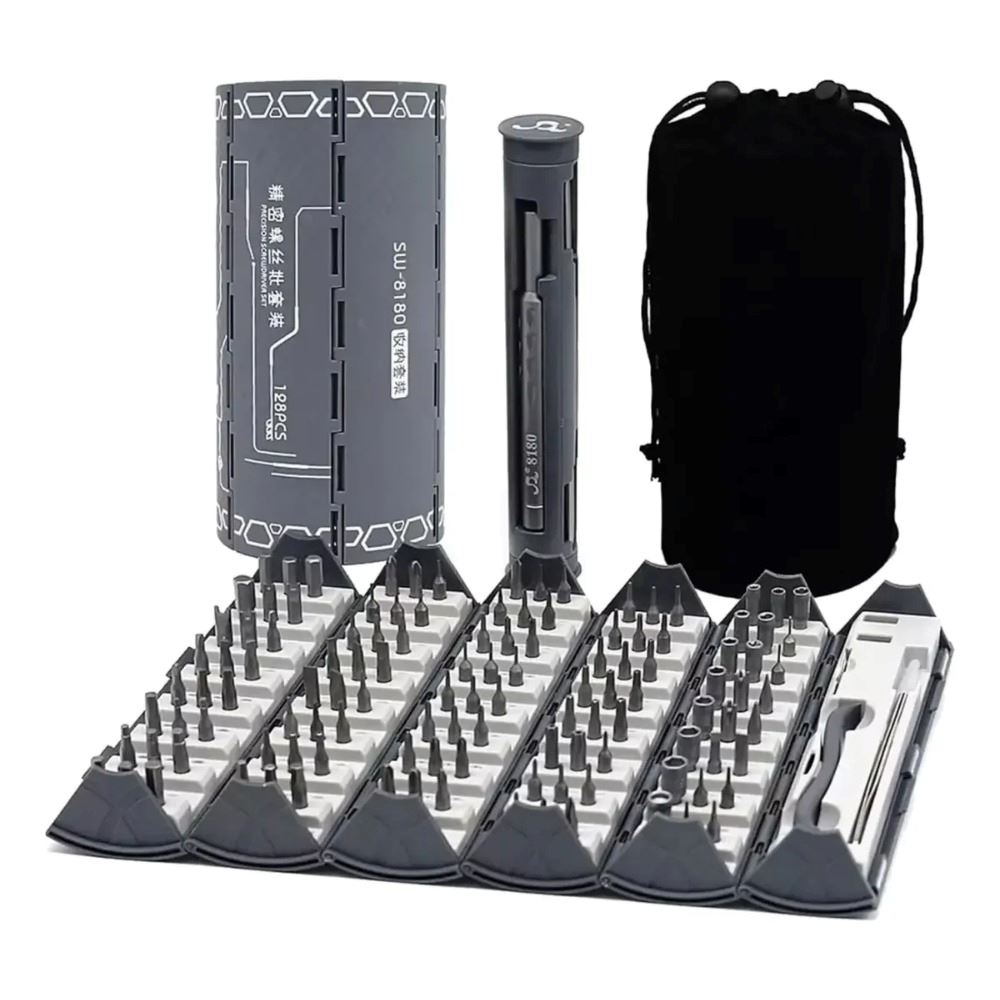 Juego Destornilladores 128 En 1 Para Celulares, Laptops