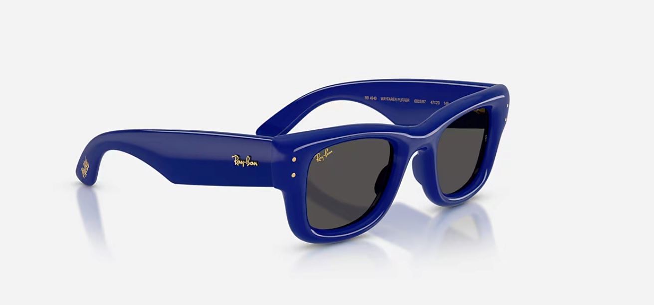 LENTES DE SOL RAYBAN WAYFARER PUFFER / COLOR AZUL