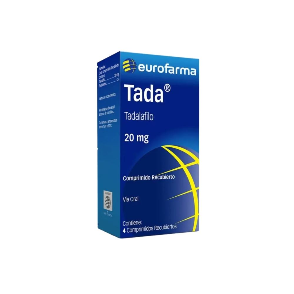 Tada Tadalafilo 20 Mg - Blíster 4 Und
