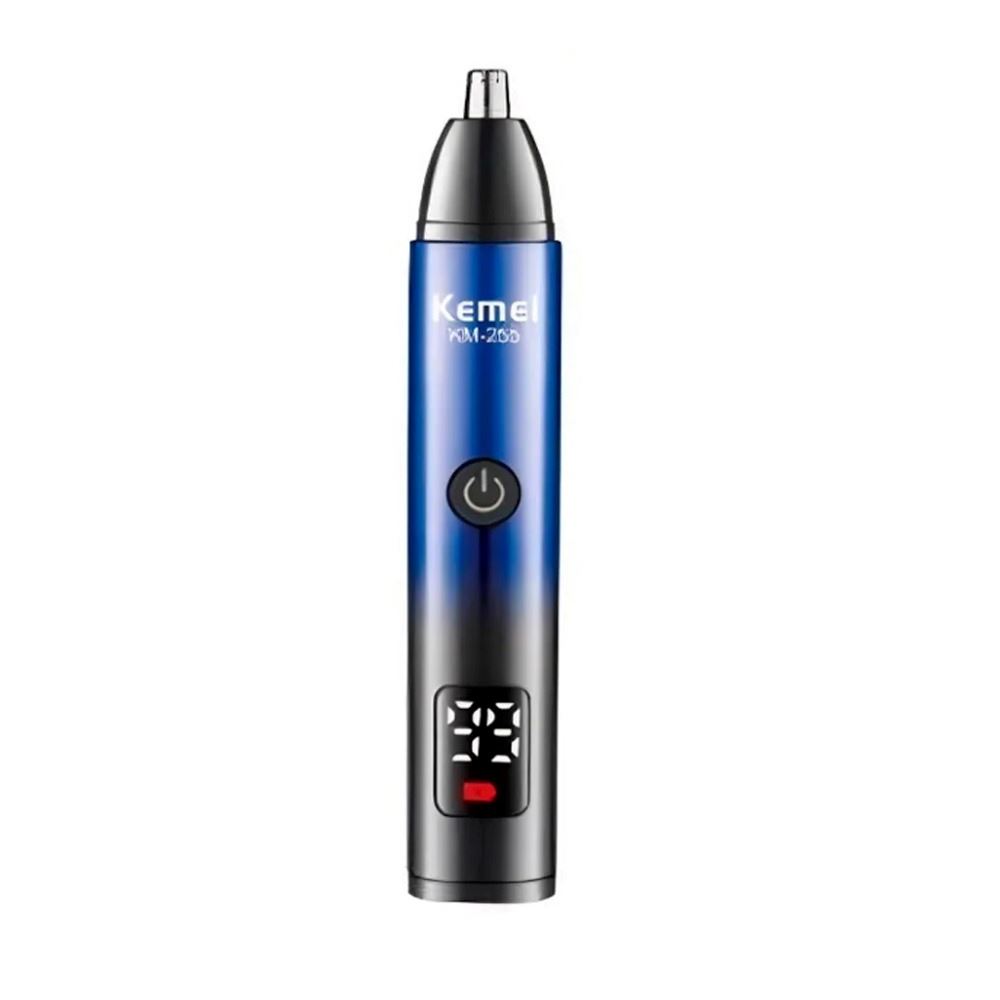 Cortadora De Cabello Kemei Km-255 4 En 1 Recargable Azul