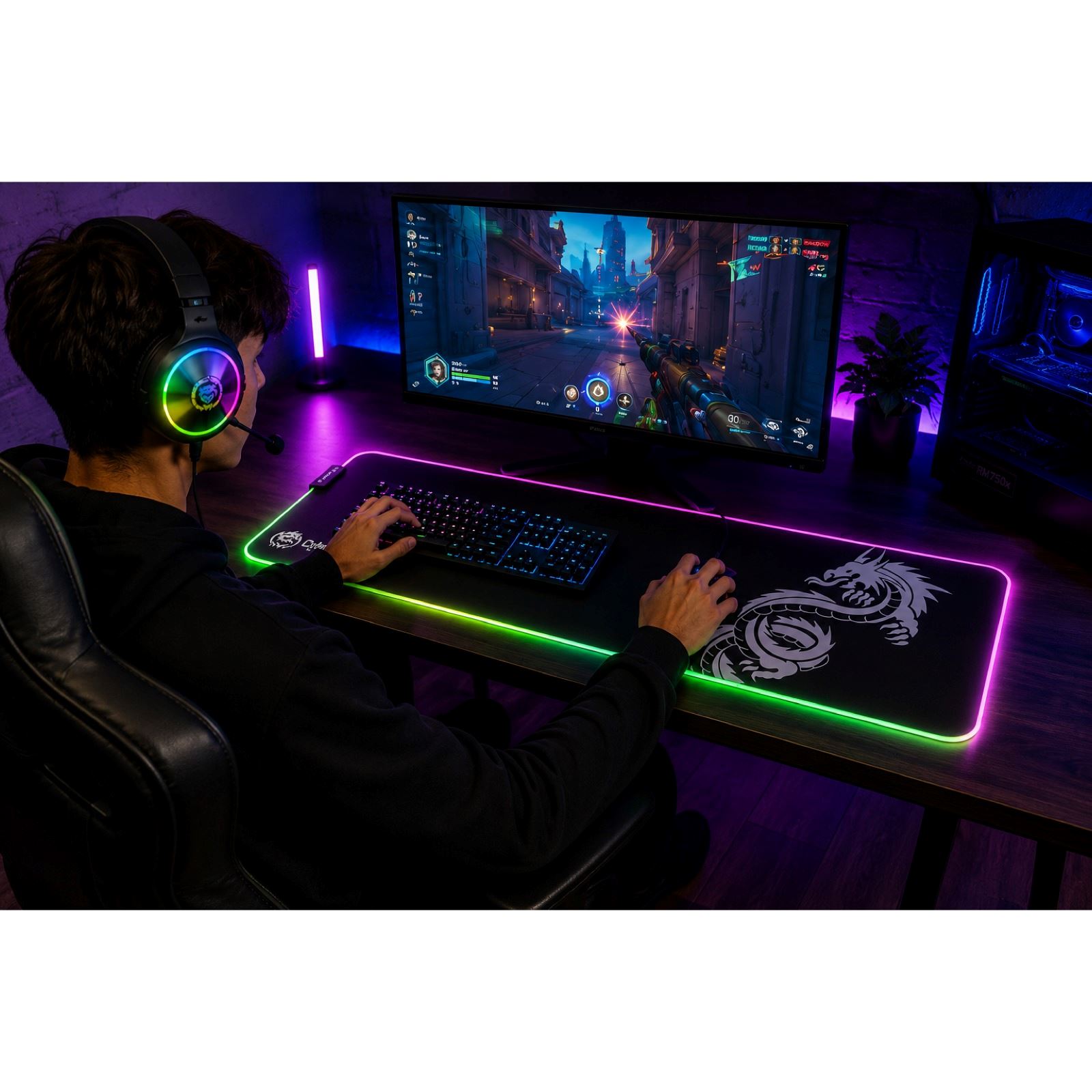 PAD MOUSE CBX FX108 RGB CYBERMAX