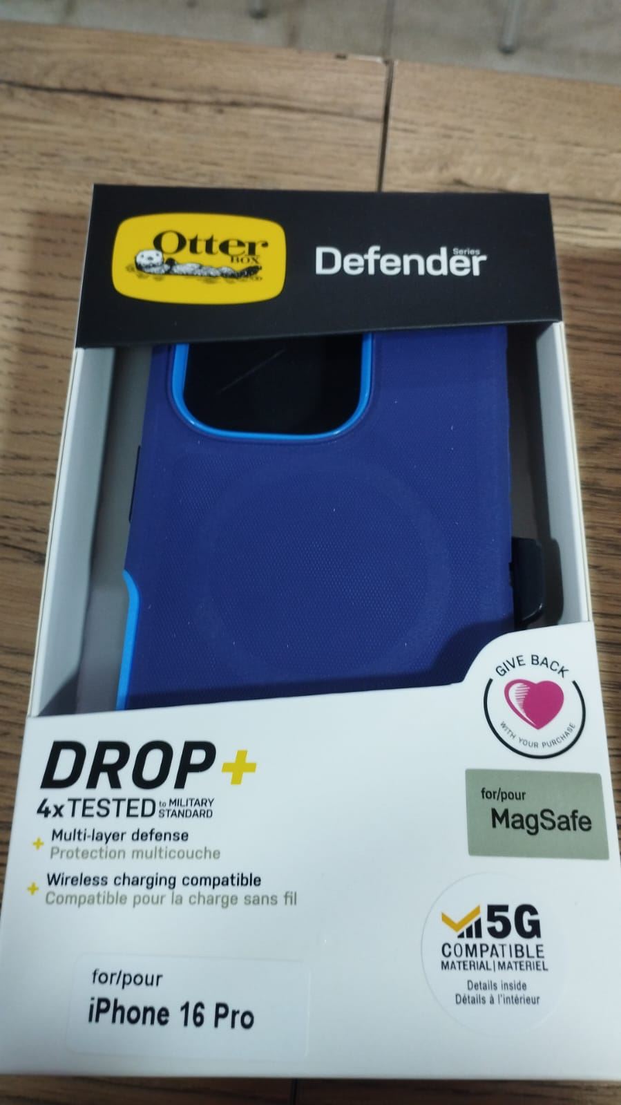 Funda Para Iphone 16 PRO Otter Box Defender - AZUL - CON MAGSAFE