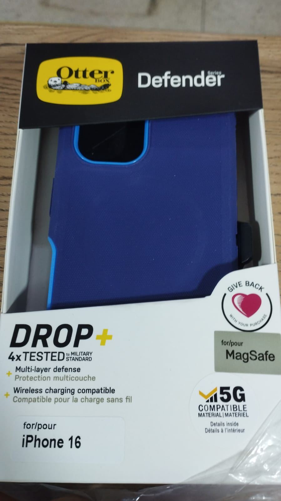 Funda Para Iphone 16 Otter Box Defender - AZUL - CON MAGSAFE