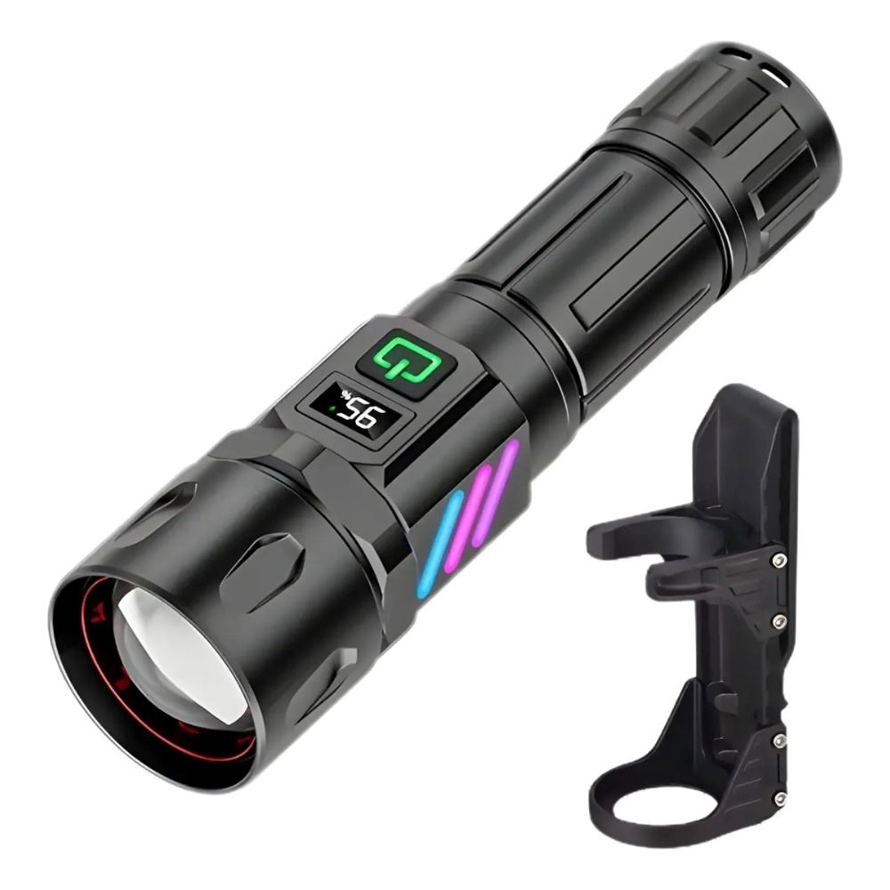 Linterna Led Táctica Lantun 3500m De Alcance Recargable