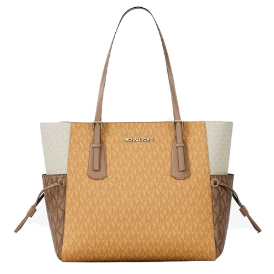 Michael Kors Bolso Voyager Este-Oeste Mostaza