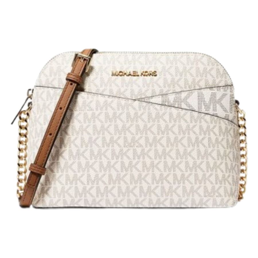 MICHAEL KORS BOLSO CROSSBODY MEDIUM DOME JET SET VAINILLA