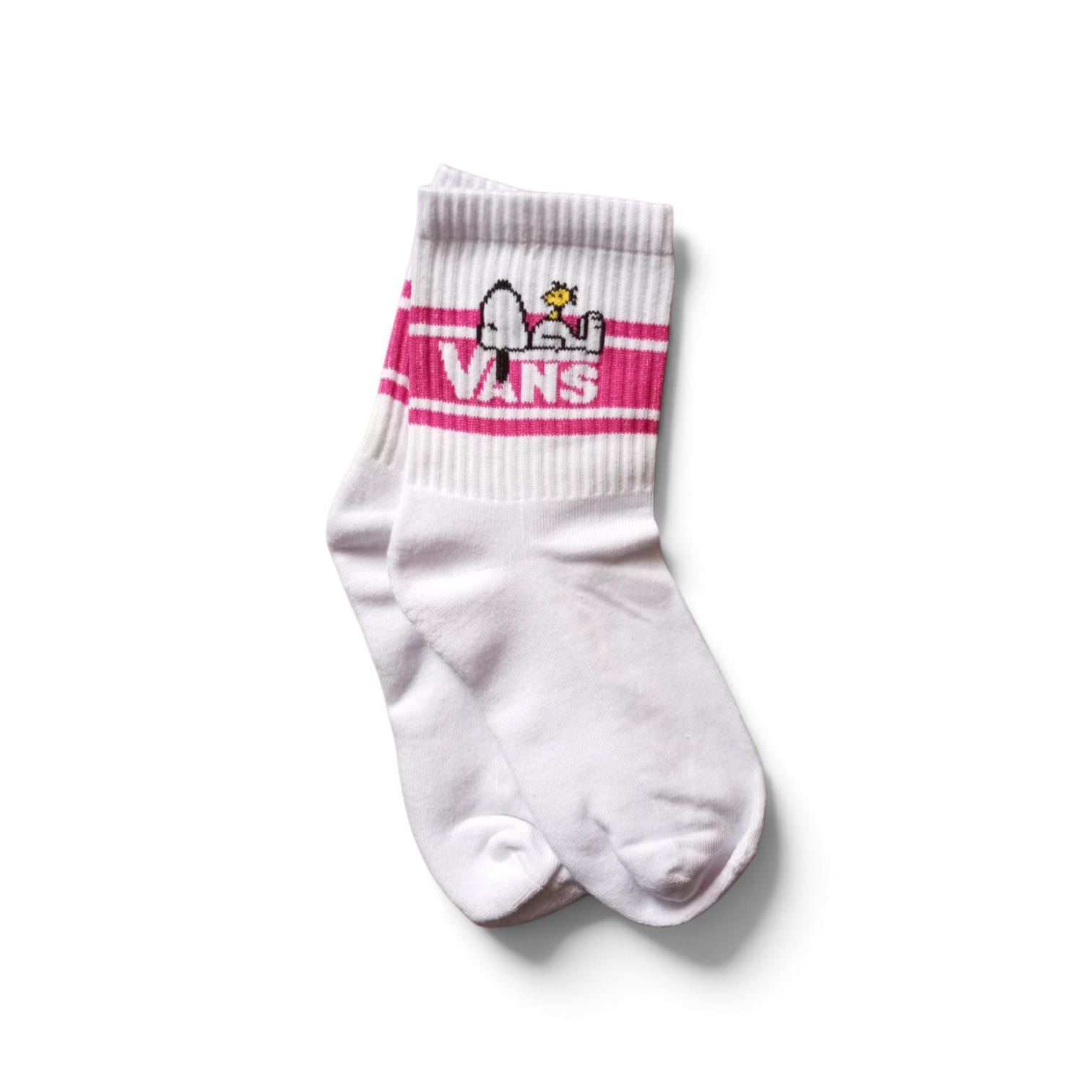 Medias Tobilleras de Algodón Snoopy Vans Rosado