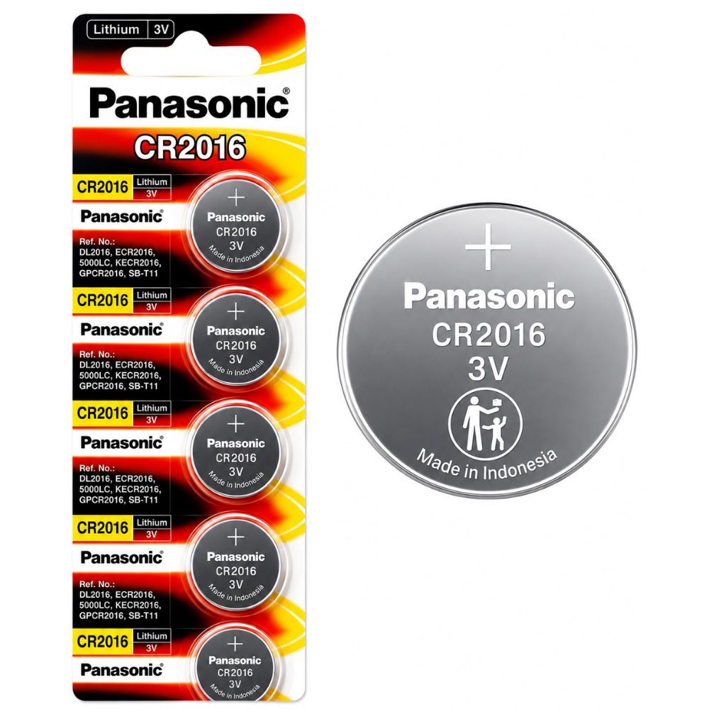 Panasonic Pila De Litio Cr2016 (3v)- Blister X 5 Unid