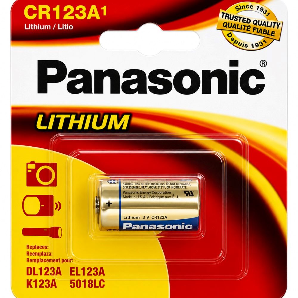 Pila Litio Cr123a 3v Para Cámaras Linternas Alarmas