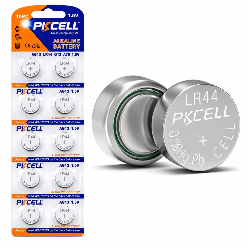 Pkcell Pilas Botón Lr44 Ag13 Para Juguetes Y Controles X10
