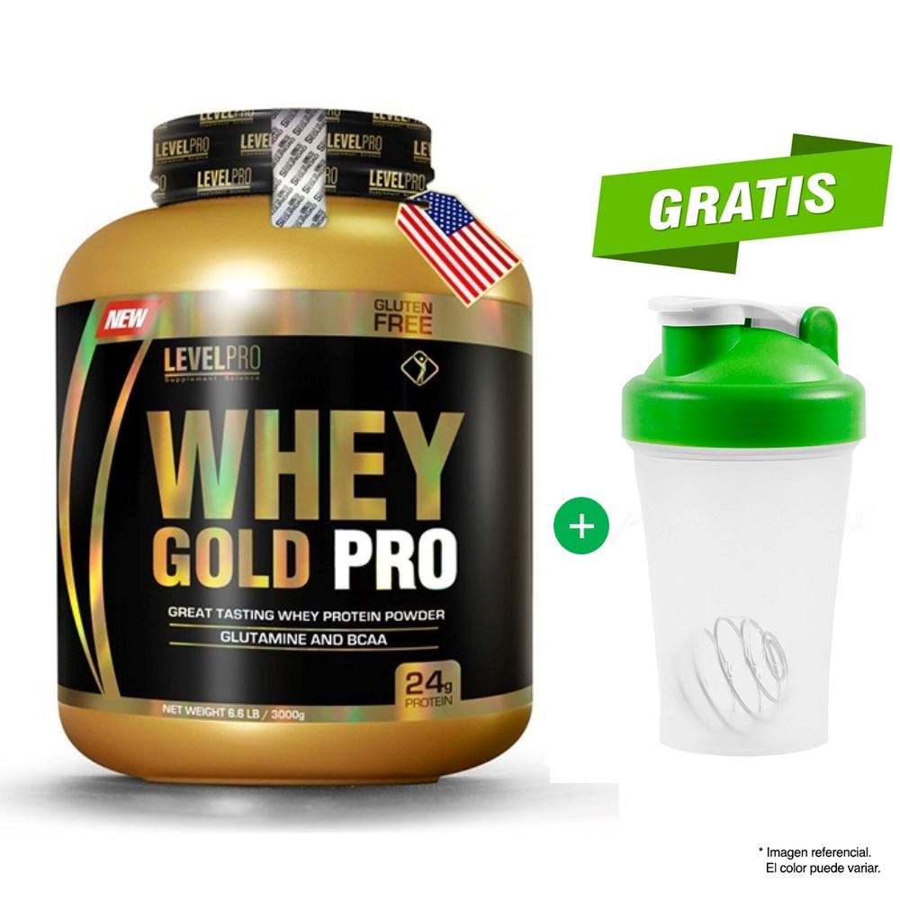 PROTEÍNA WHEY GOLD PRO 3KG VAINILLA - 100 SERVICIOS