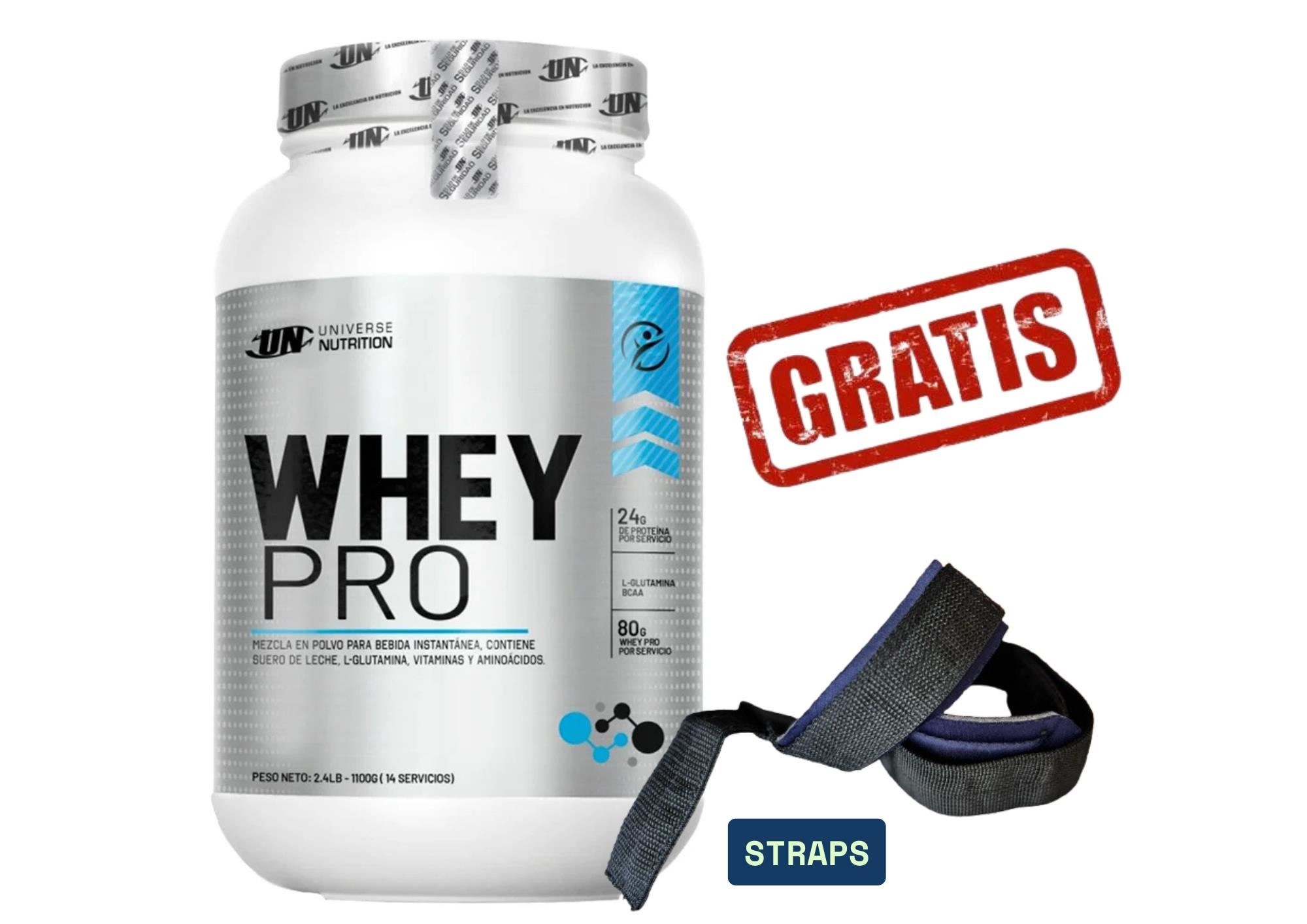 WHEY PRO 1 KILO COOKIES + STRAPS