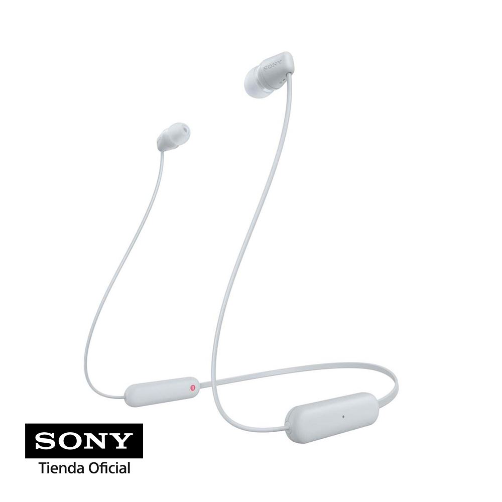 Sony Audífonos Bluetooth in Ear WI-C100 Blanco