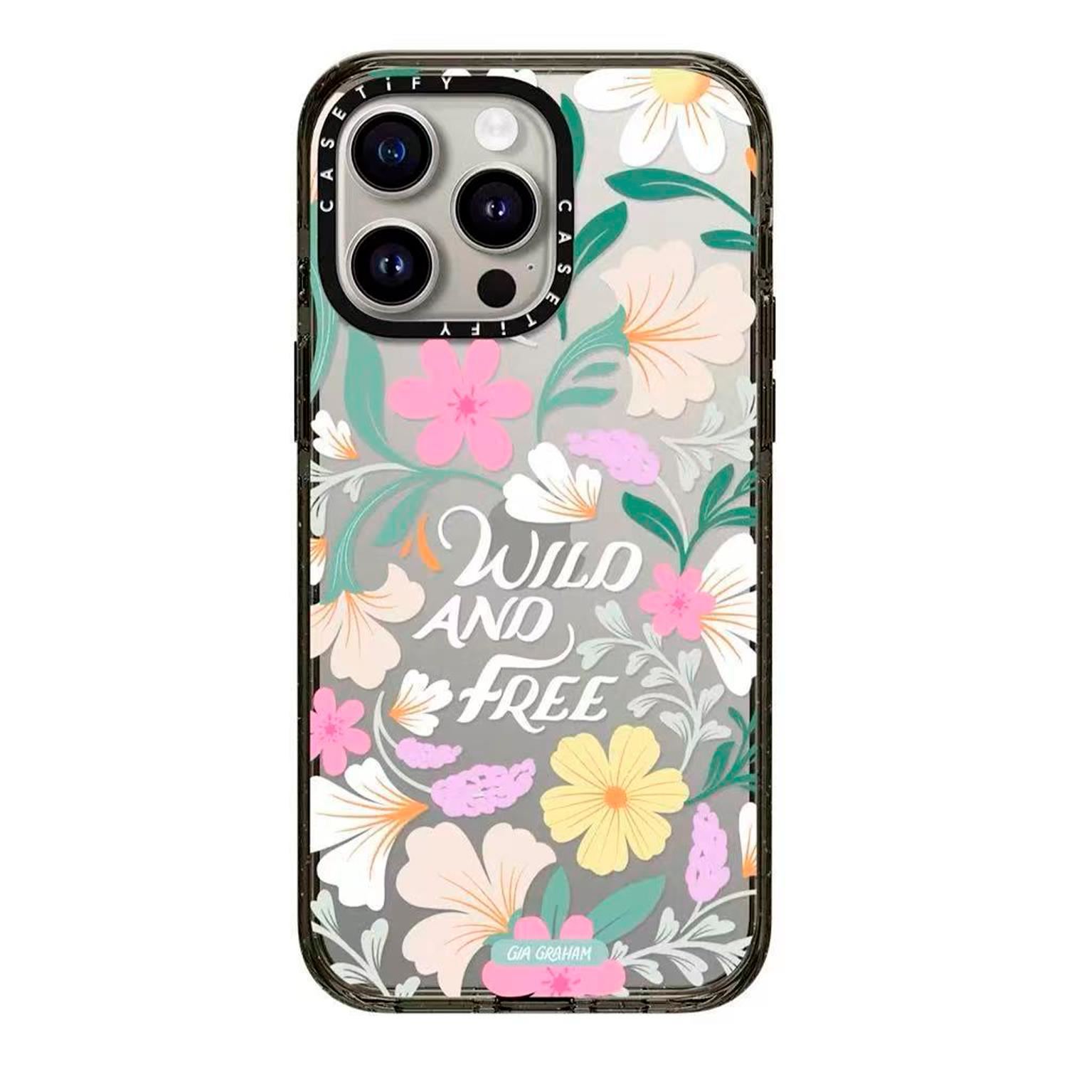 Case Casetify Wild And Free By Gia Graham con Magsafe - Iphone 15 Plus