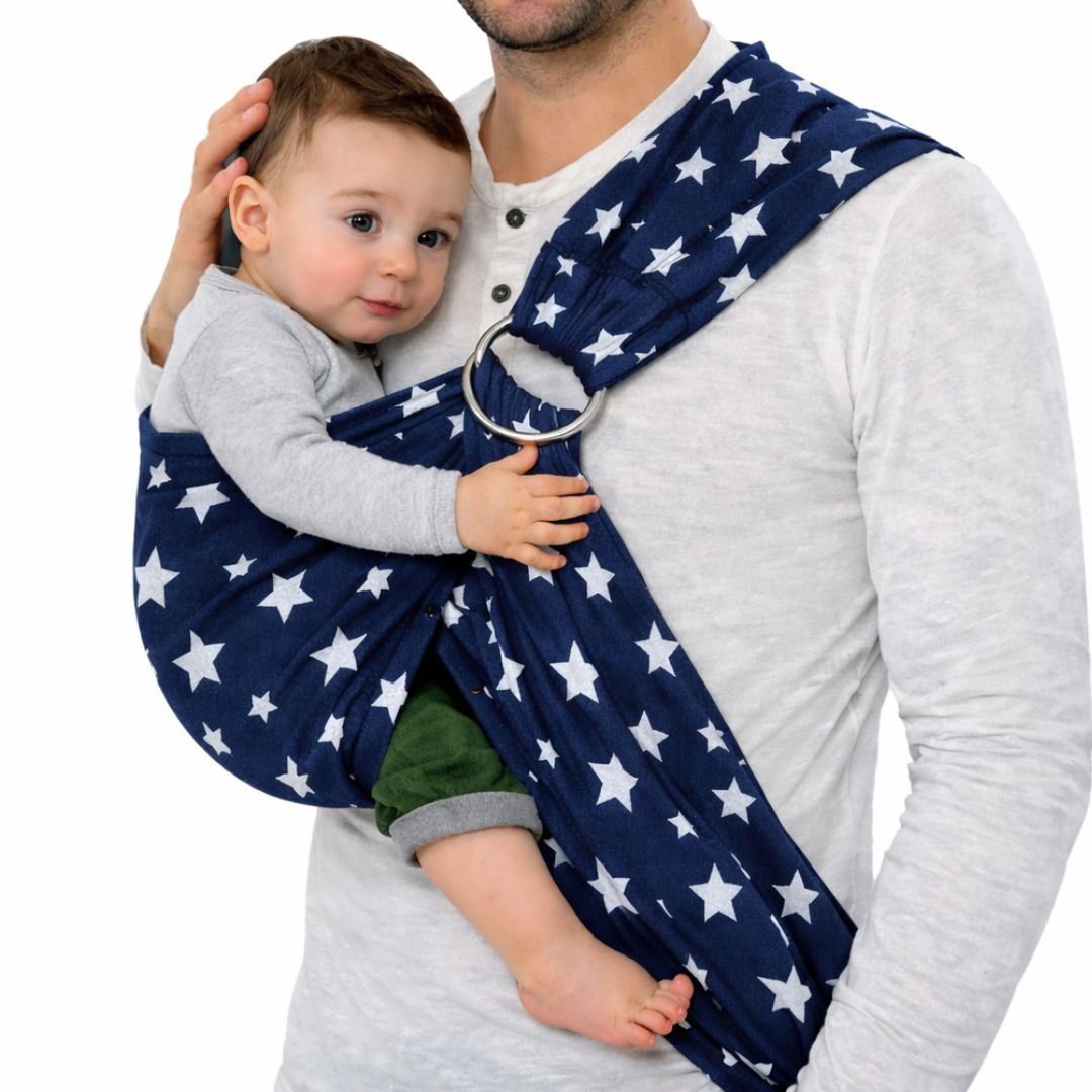 Cargador De Porta Wawa Bebe Regulable Cargador Canguro con aros de 0 a 18 meses