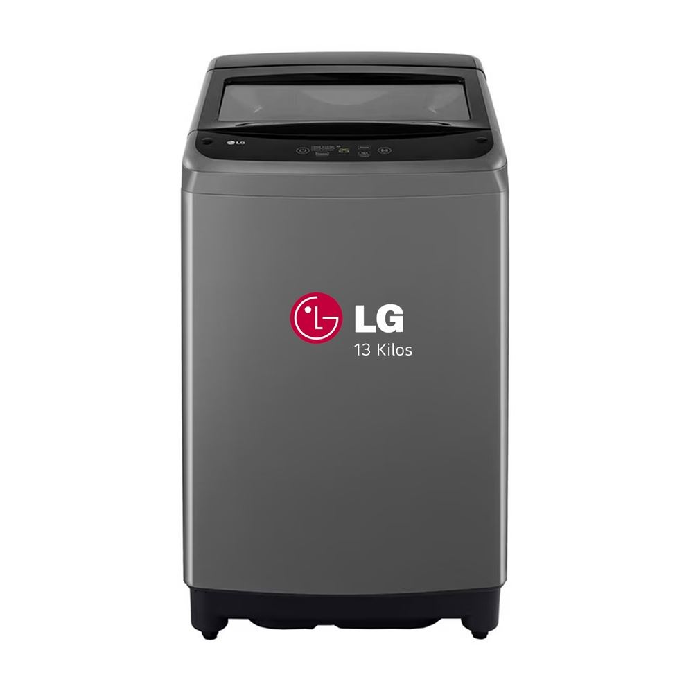 LAVADORA LG 13KG CARGA SUPERIOR TURBODRUM WT13BVTB NEGRO CLARO