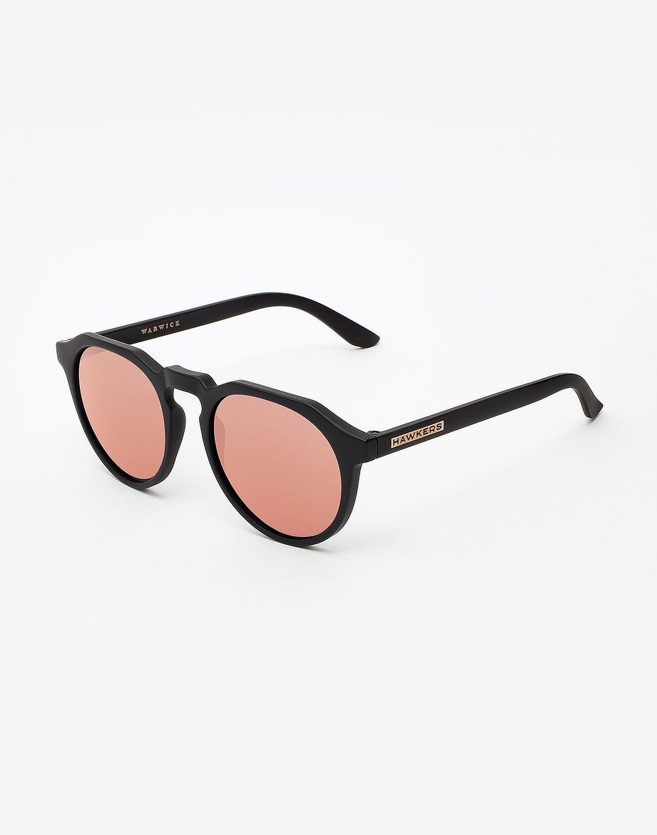 Lentes de Sol Hawkers Carbon Black Rose Gold Warwick WTR14 - Talla 51mm