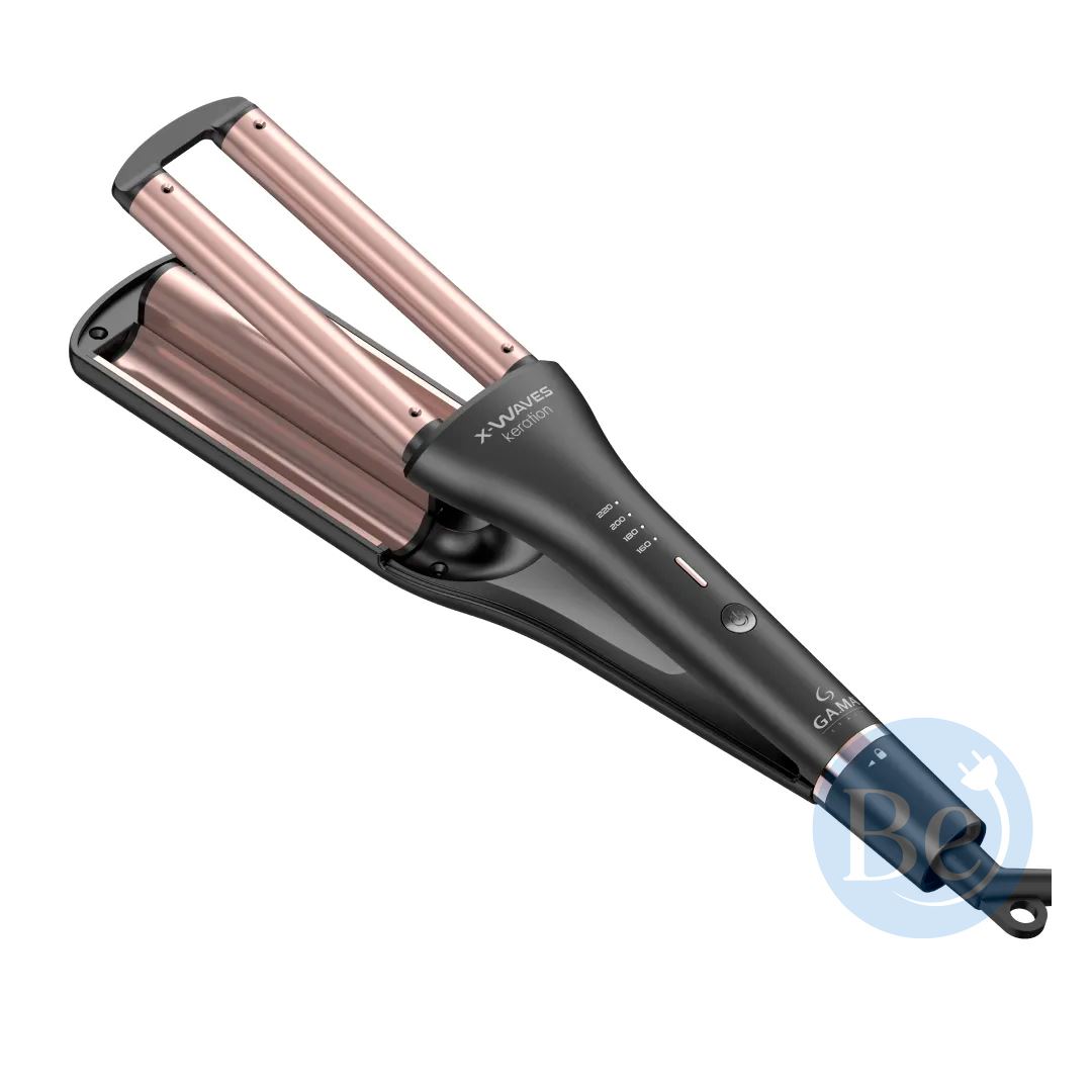 Rizador de Cabello Gama X-Waves Led Keration 3D Barril de 16mm
