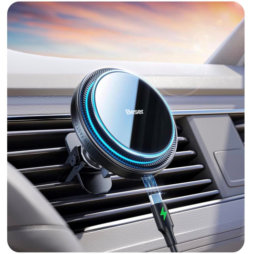 Cargador magnético para coche Beser MagSafe
