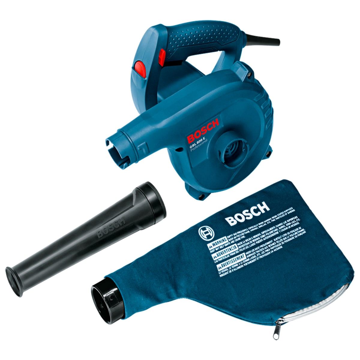 Soplador de aire con aspiración de polvo GBL 800 E Bosch