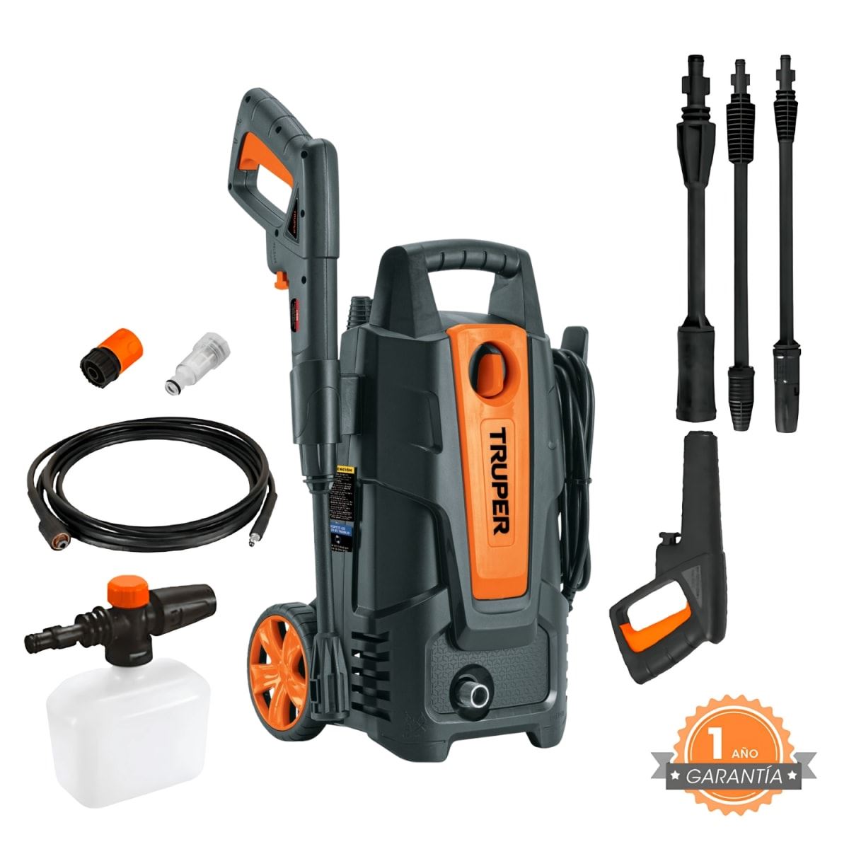 HIDROLAVADORA ELECTRICA 1500 PSI 1400W TRUPER