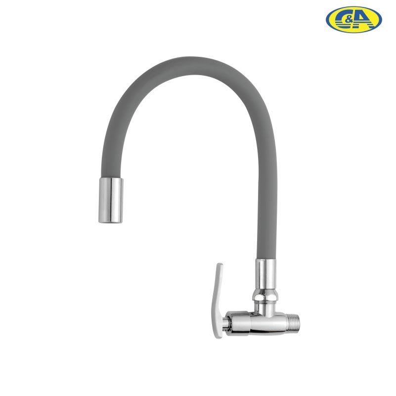 Caño de lavadero flexible para pared C&A