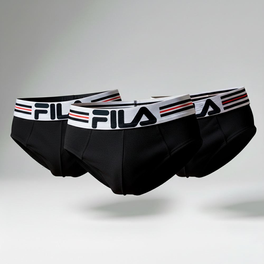 Pack x3 Trusa Fila Hombre Negro