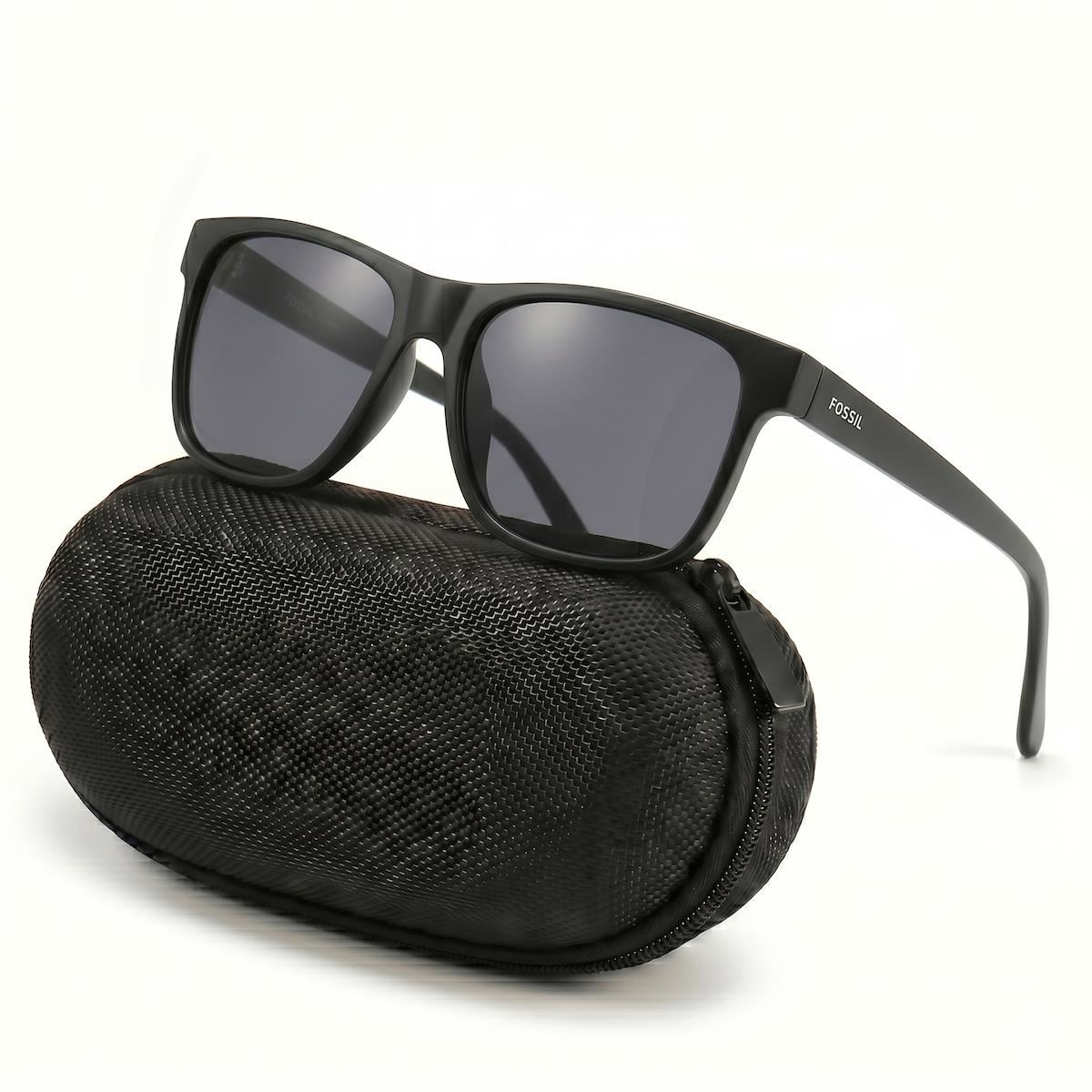 Lentes de Sol Fossil Outlook X80099 Negro Unisex - Talla 58mm