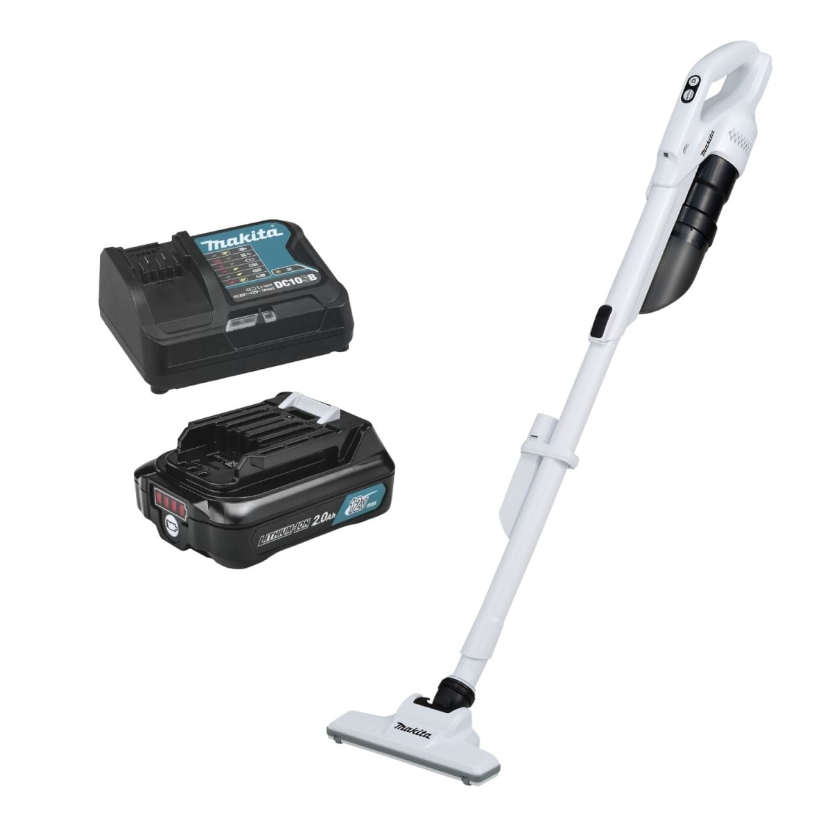 Aspiradora inalambrica 12v + bateria 2ah y cargador Makita