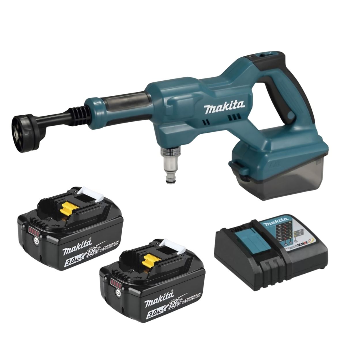 Hidrolavadora inalambrica 18V + 2 baterias y cargador Makita