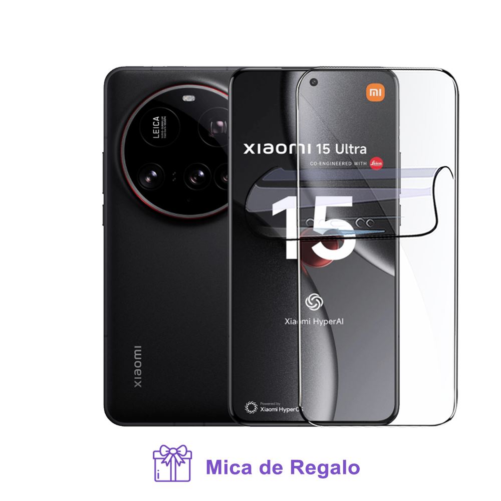 XIAOMI 15 ULTRA 16GB RAM NEGRO 512GB ROM + MICA HIDROGEL