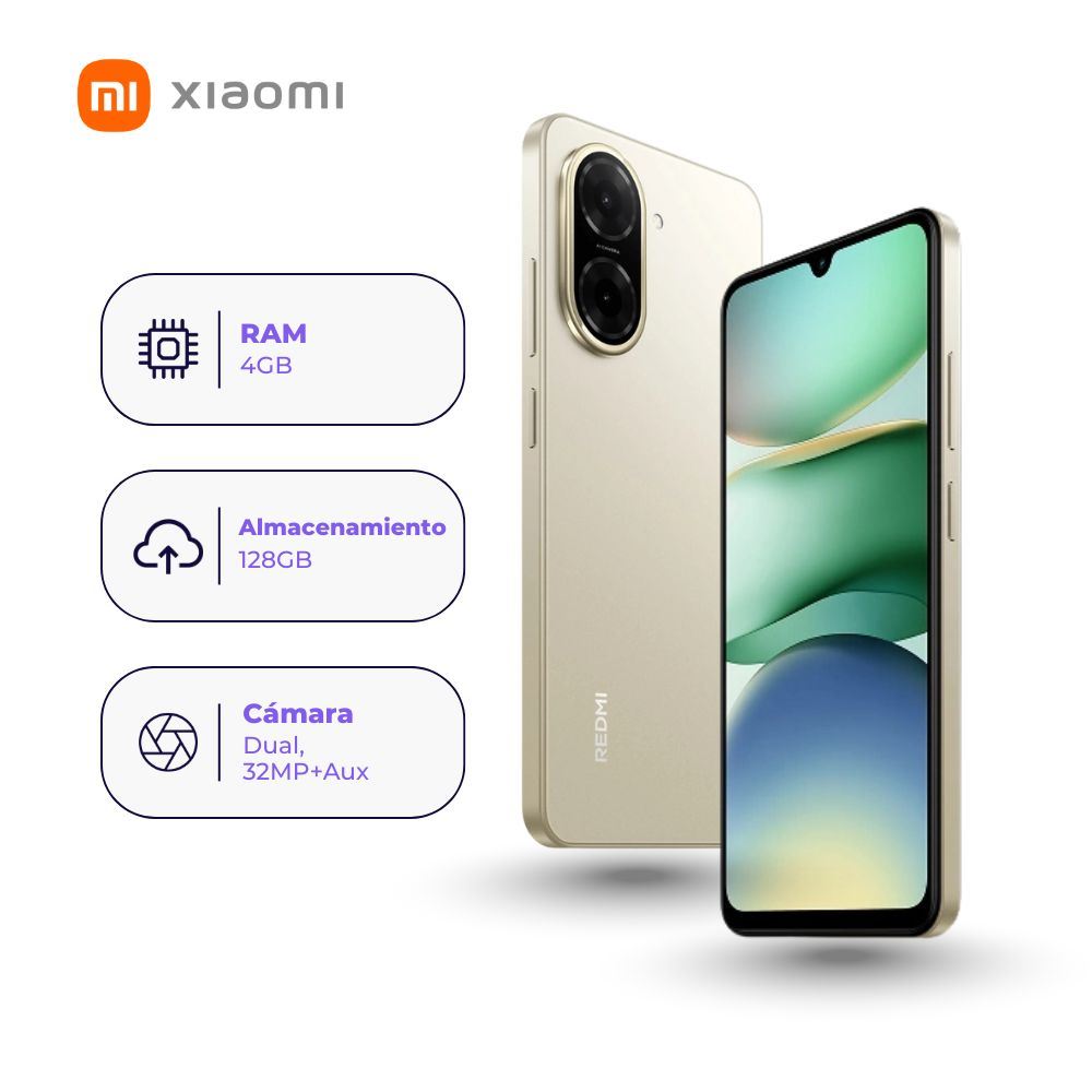Xiaomi Redmi A5 4G 128GB 4GB Dorado