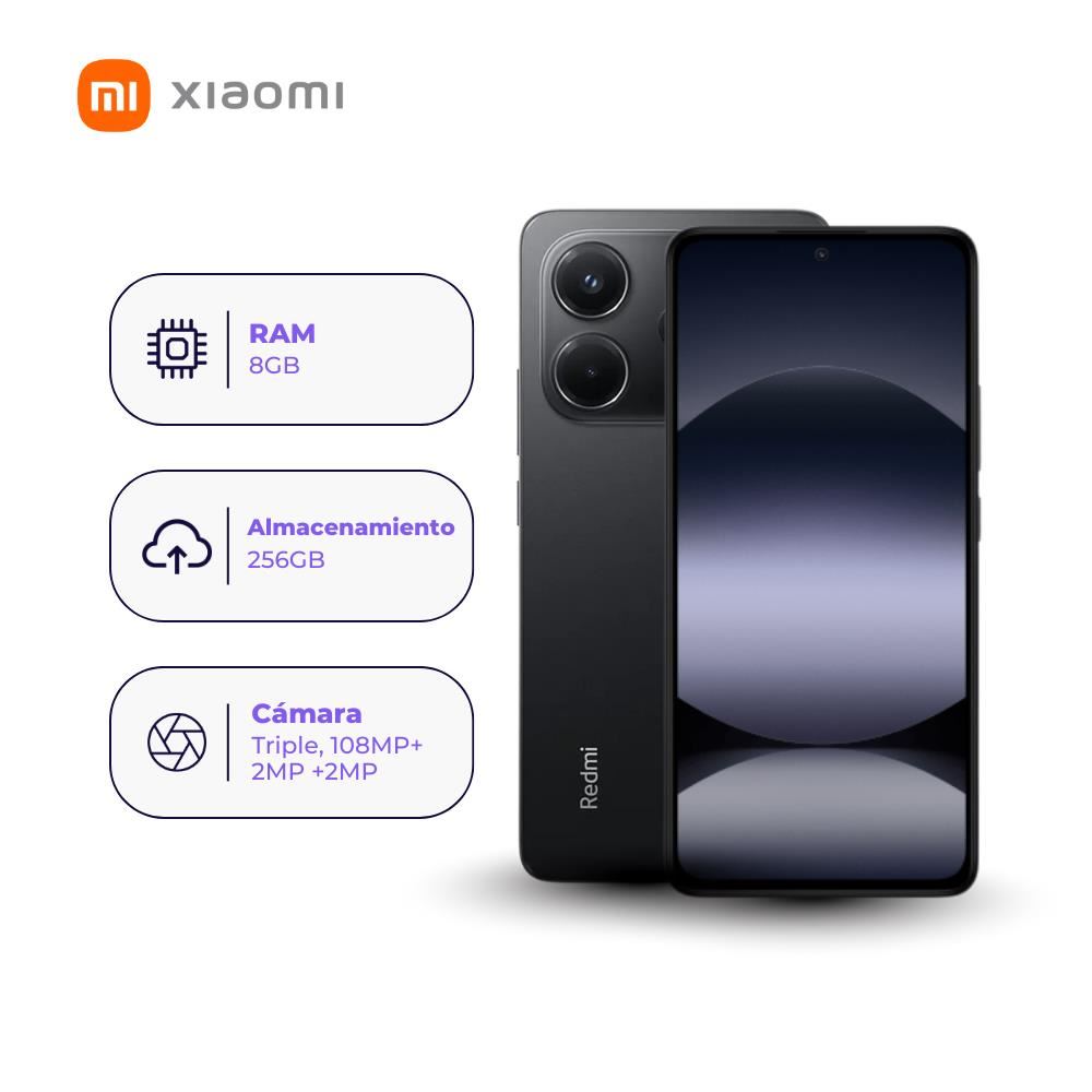 Xiaomi Redmi Note 14 4G 256GB 8GB Ram Color Negro medianoche