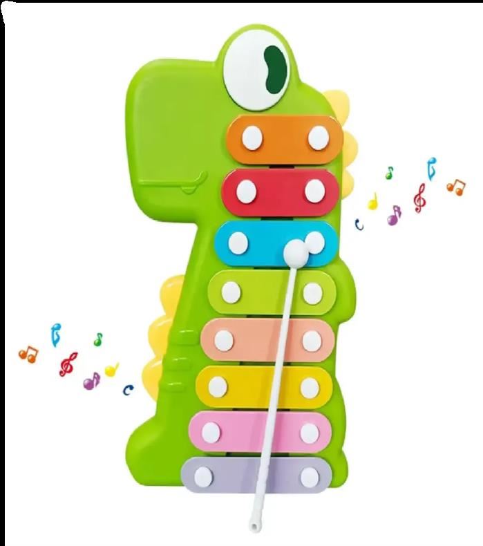 Xilófono Cocodrilo de 8 Teclas – Huanger