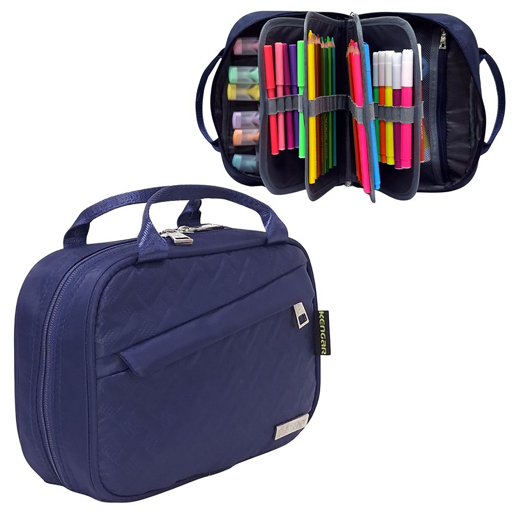 Cartuchera Organizadora XL Kengar - Azul Diseño