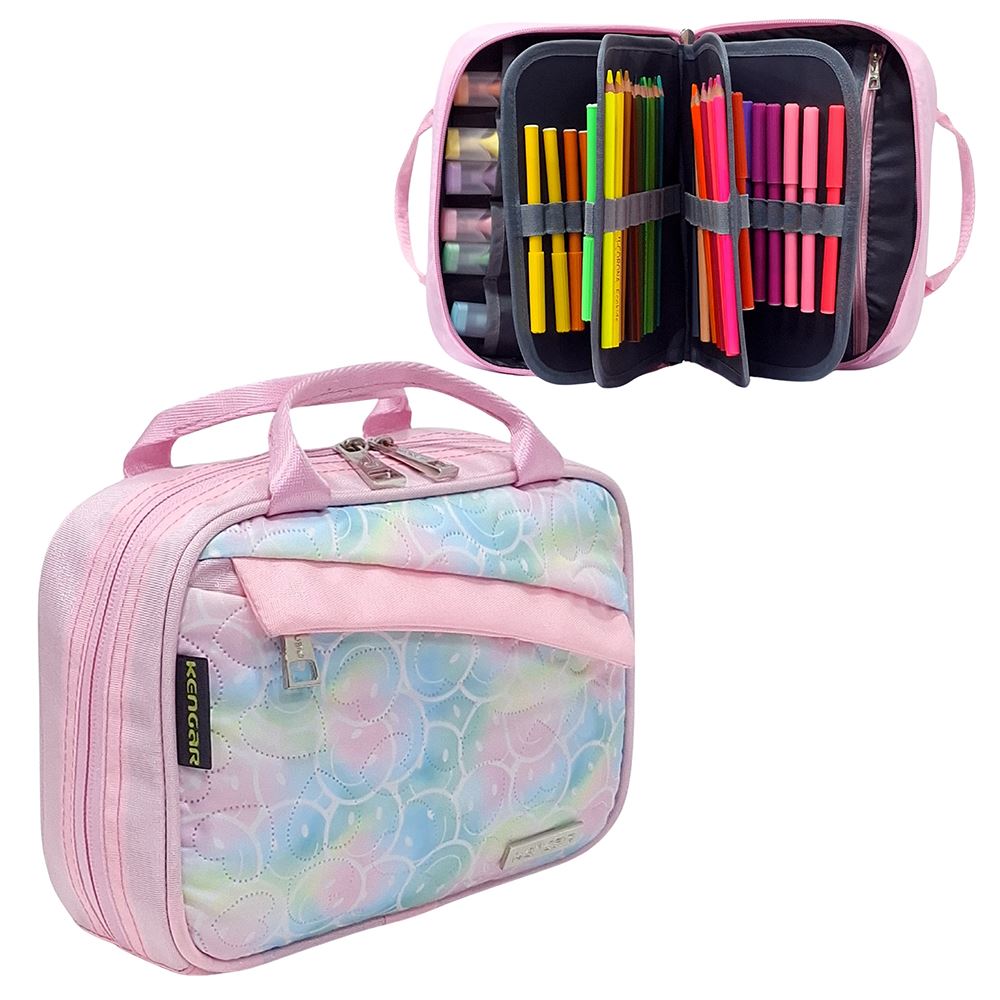 Cartuchera Organizadora XL Kengar - Chicle Pastel