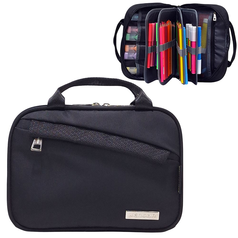 Cartuchera Organizadora XL Kengar - Negro Entero