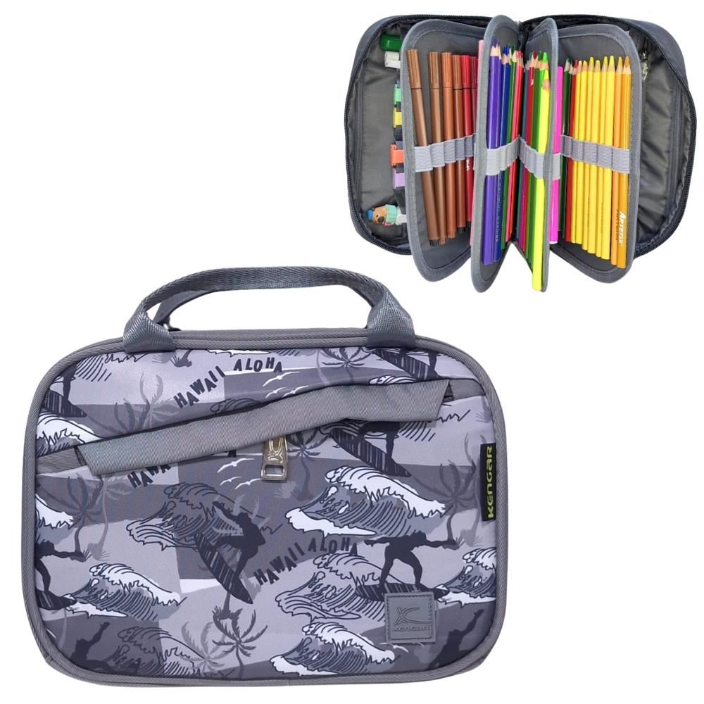 Cartuchera Organizadora XL Kengar - Plata