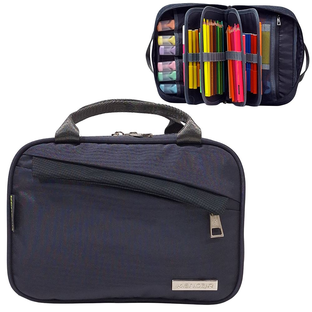 Cartuchera Organizadora XL Kengar - Plomo Oscuro