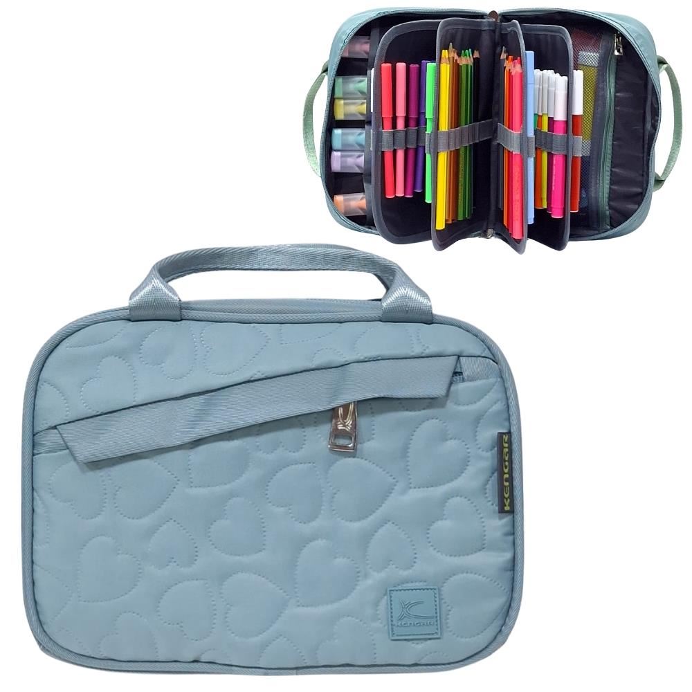 Cartuchera Organizadora XL Kengar - Verde Pastel