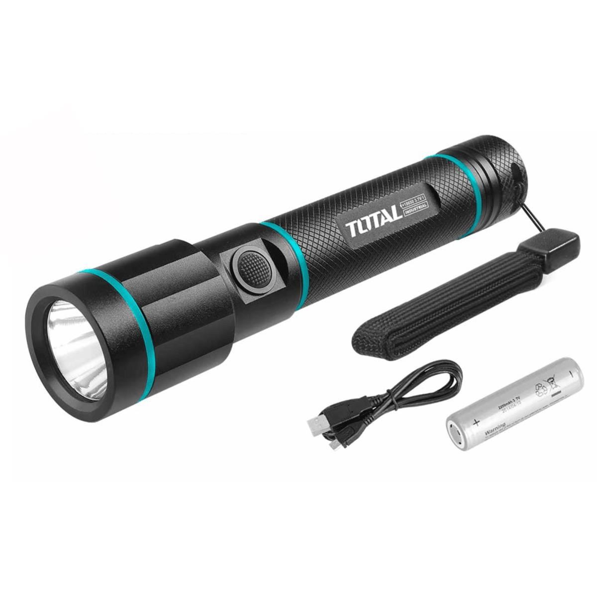 Linterna de mano de aluminio 450lm total - TCFL1865051