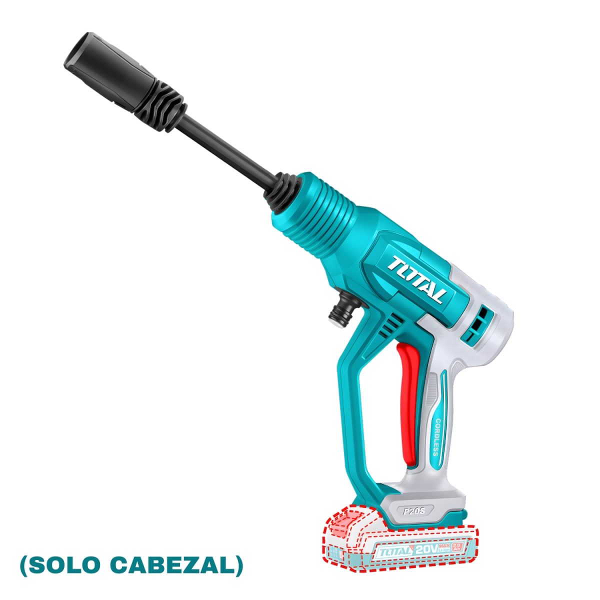 Hidrolavadora Inalámbrica (solo cabezal) 20v Total