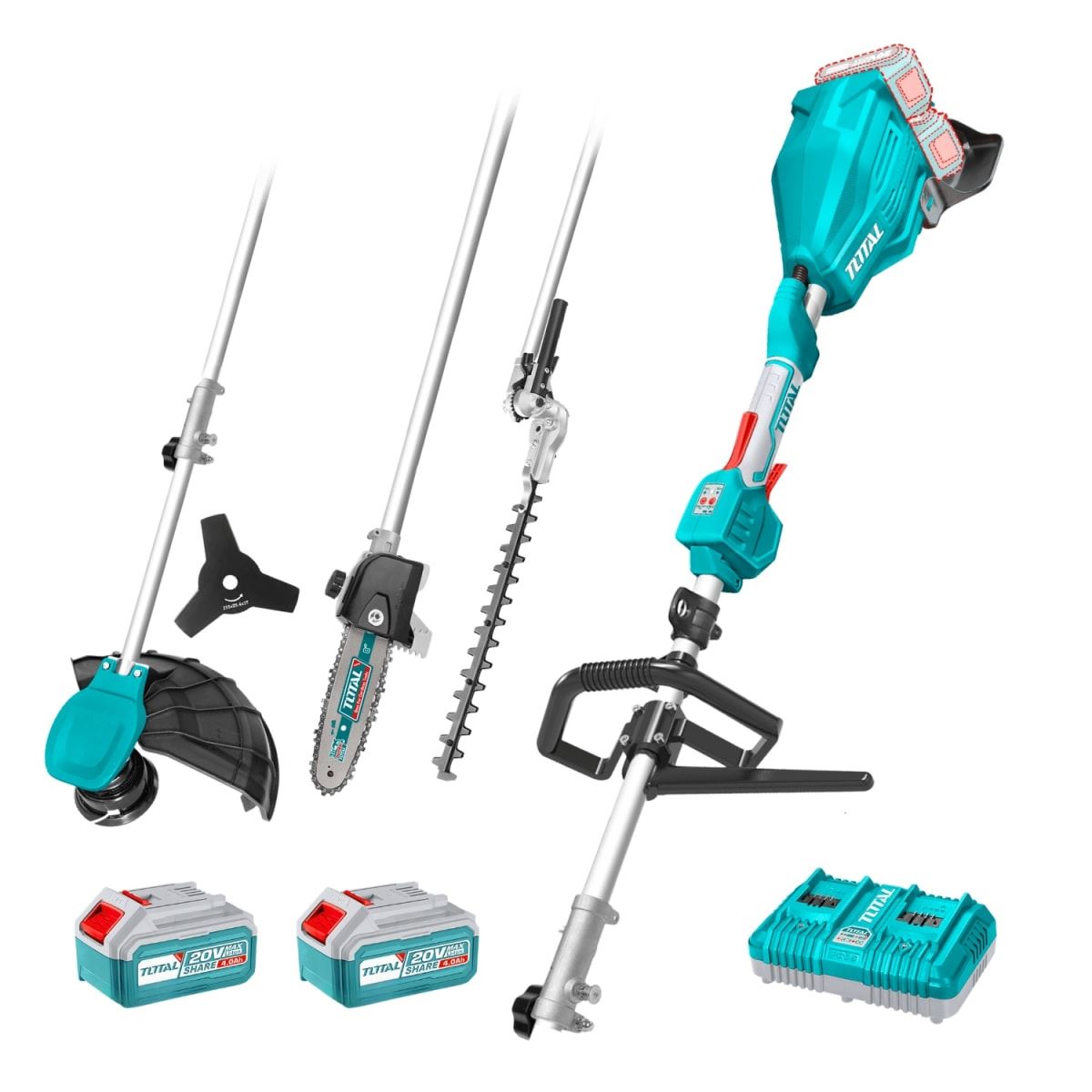 Desmalezadora Multifuncional 40v + Batería y Cargador Total