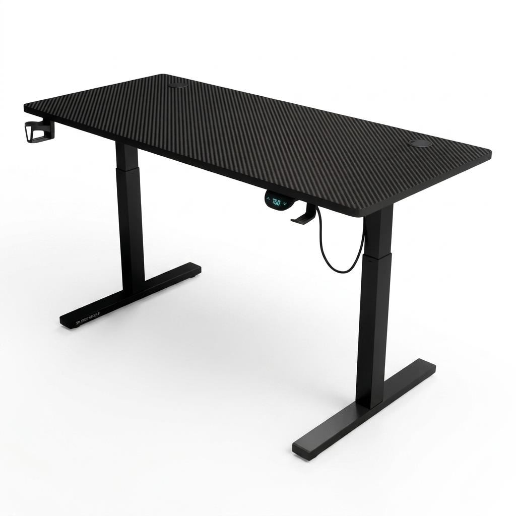 OXIN Y100 Escritorio Gamer Altura Regulable Negro