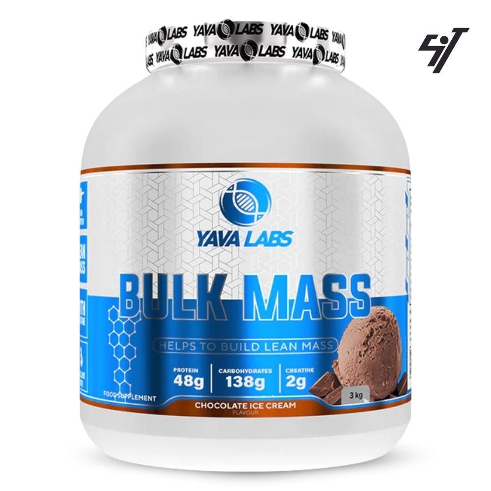Mass Gainer Yaba Labs Bulk Mass 3 kg Chocolate+Shaker
