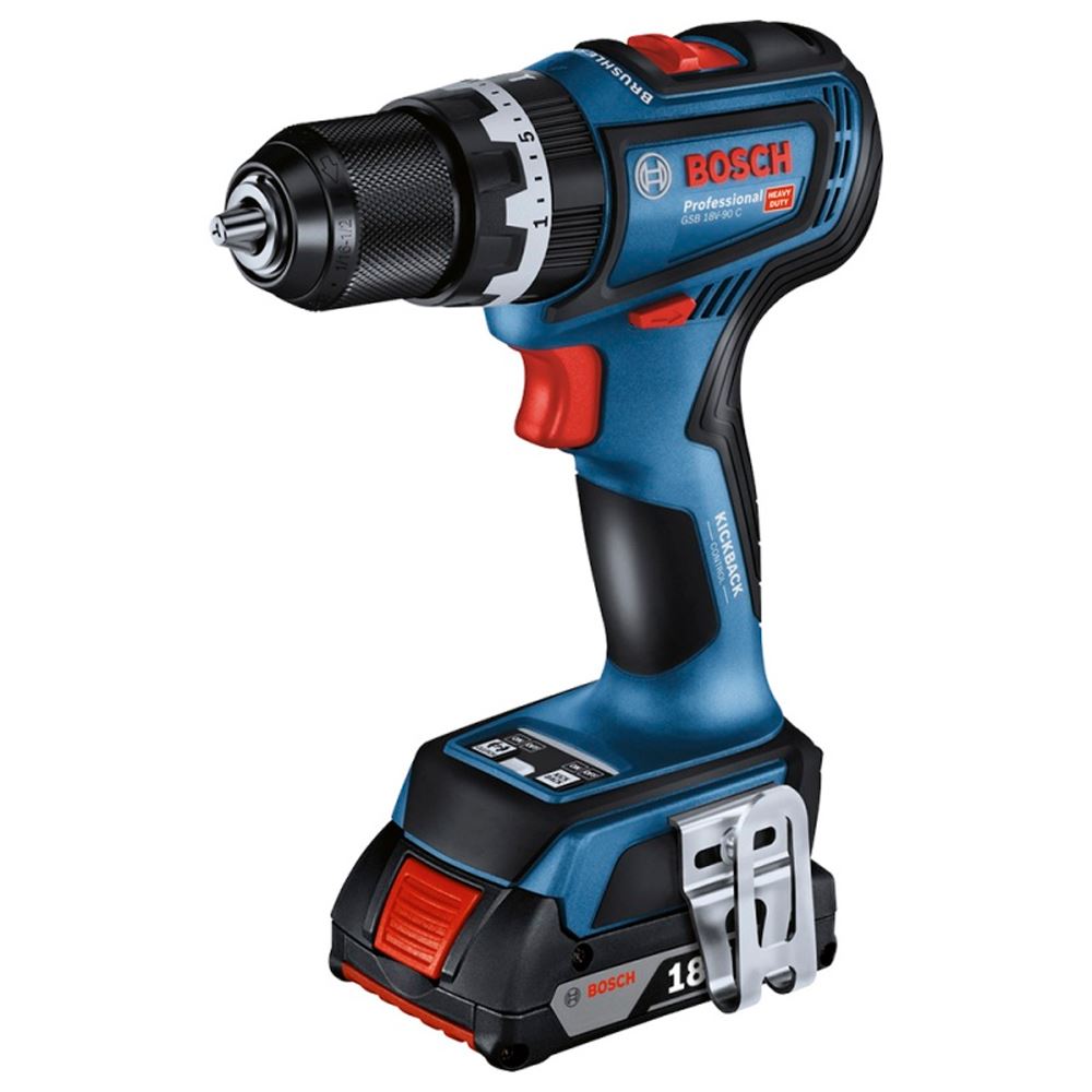 Taladro Percutor 1/2" GSB 18V-90 C 18V Brushless Bosch