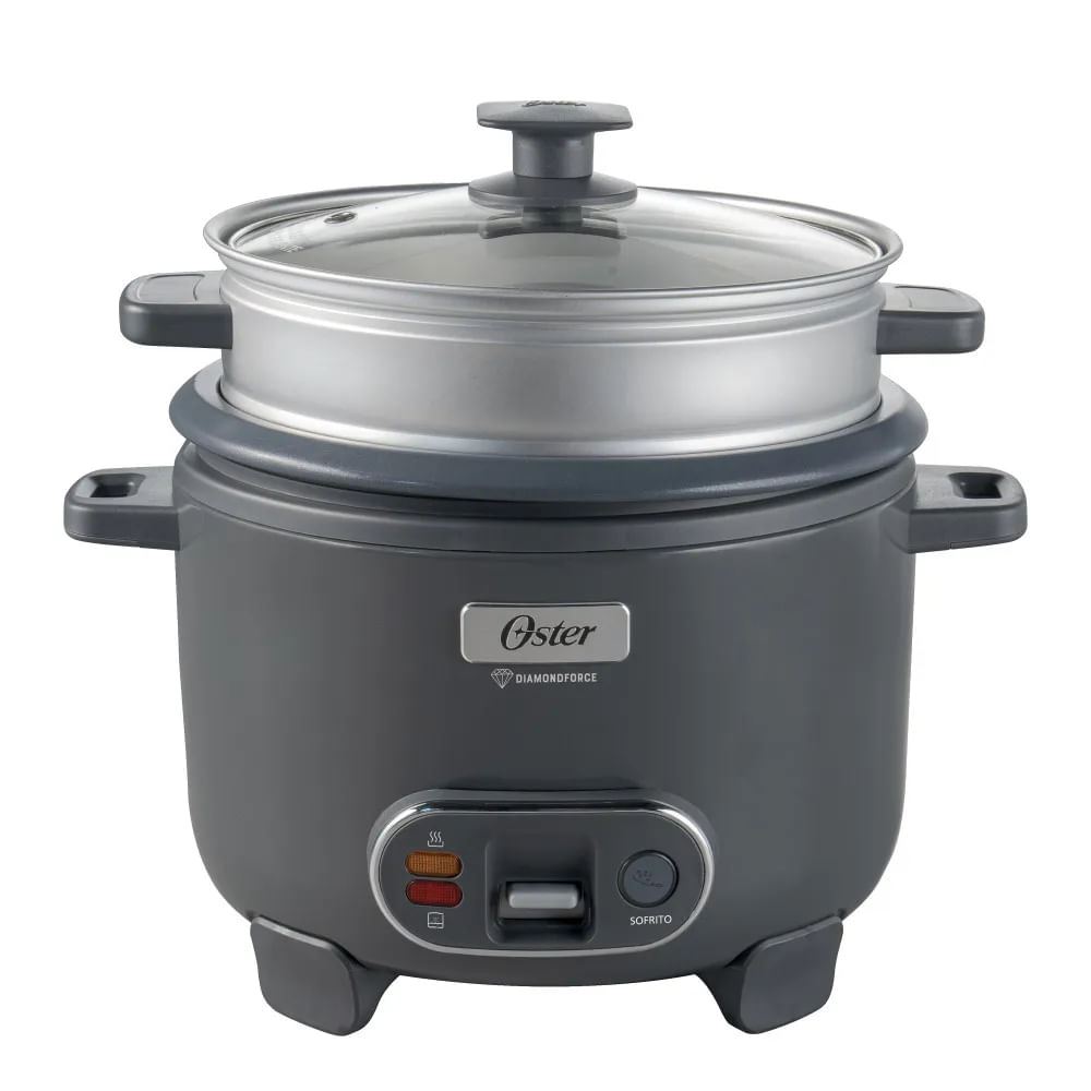 Arrocera 3 en 1 de 10 Tazas DiamondForce Oster CKSTRC10DFSKE